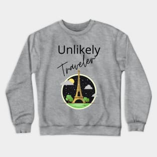 Unlikely Traveler Eiffel Tower Paris Crewneck Sweatshirt